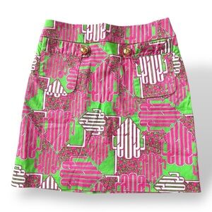Melly M Geo Printed Mini Skirt Size 2